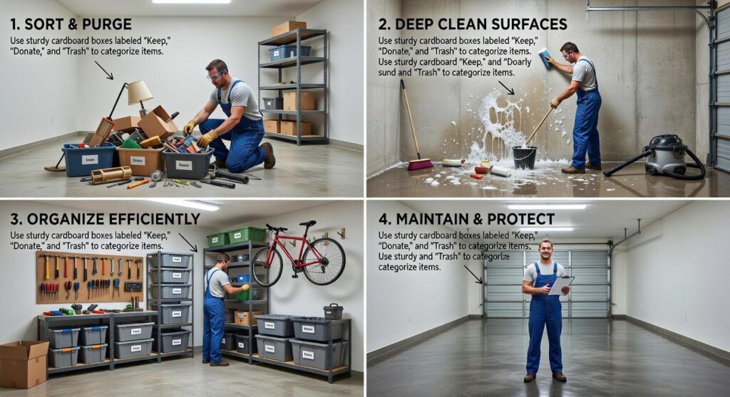 how to clean your garage livpristhouse