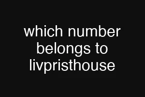 which number belongs to livpristhouse